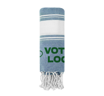 paréo serviette bleu clair 180g/m2