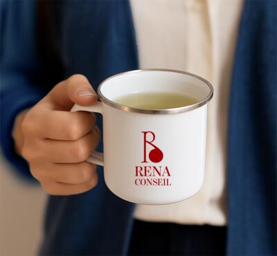 mug émaillé personnalisé