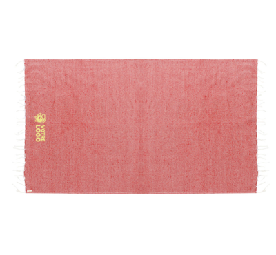 paréo serviette rpet couleur rouge