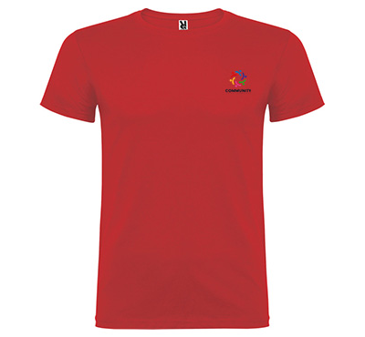 Tee-shirt homme rouge personnalisable