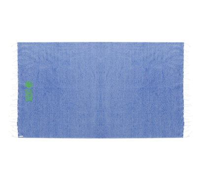 paréo serviette couleur bleu personnalisable