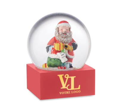 Boule à neige de Noël personnalisée