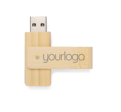 Clé usb bambou