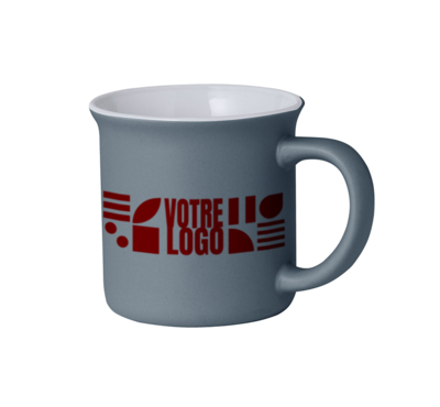 mug gris en céramique 300 ml 