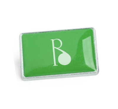 pin's rectangle personnalisable