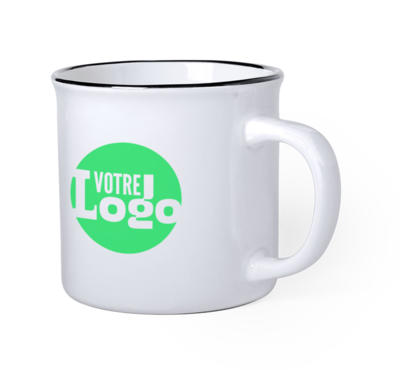 mug céramique couleur blanc 300 ml
