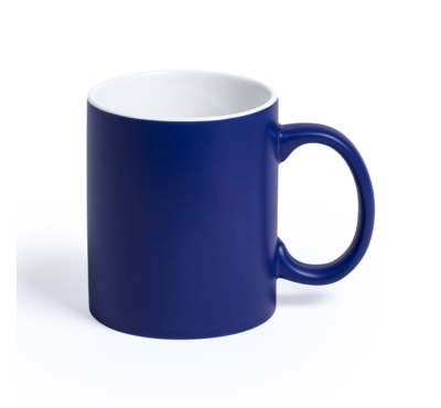 mug céramique bleu personnalisable