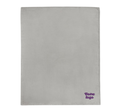 Plaid en polaire molletonnée personnalisable