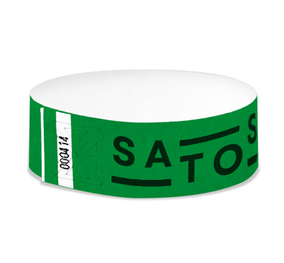 Bracelet Tyvek vert foncé
