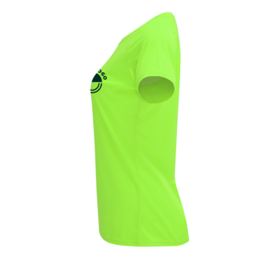 tee-shirt vert fluo femme