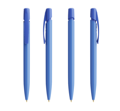 stylo bille bic media clic couleur bleue publicitaire