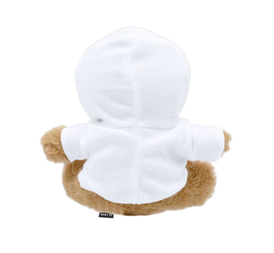 peluche personnalisable de dos