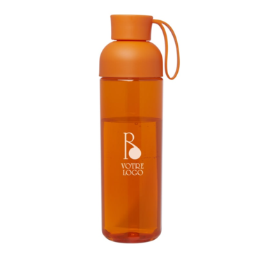 bouteille d'eau couleur orange personnalisable