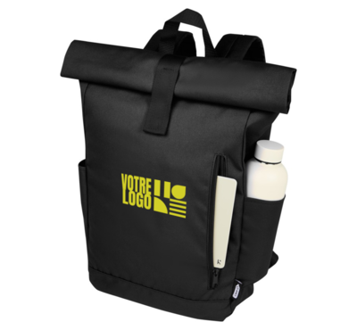 sac à dos noir 18L rpet personnalisable