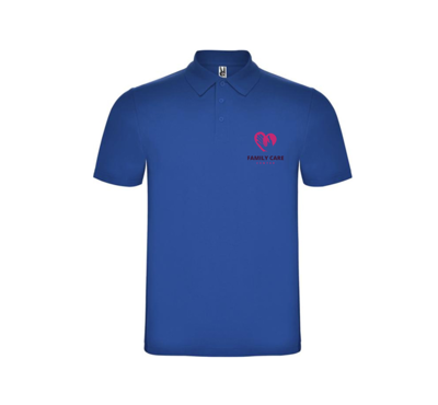 Polo bleu roy personnalisable