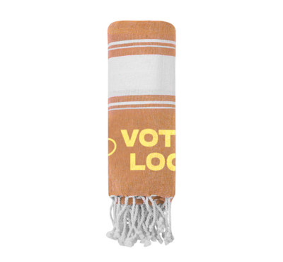 paréo couleur orange personnalisable