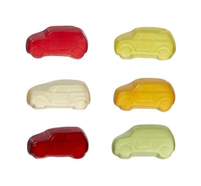 gomme de fruit voiture