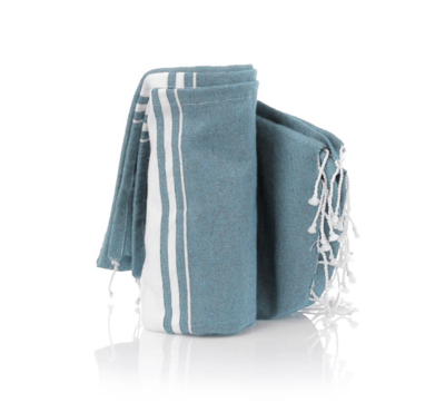 paréo bleu clair logoté