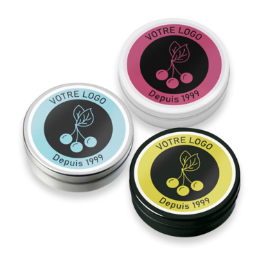 boite en métal personnalisable avec bonbon