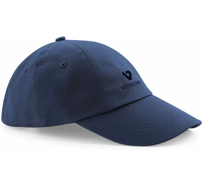 Casquette logotée bleue marine