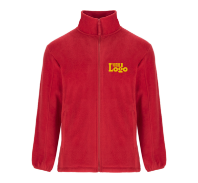 veste polaire personnalisable rouge 