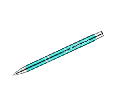 Stylo à bille turquoise