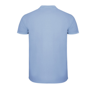 polo couleur bleu ciel personnalisable