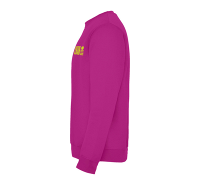pull logoté couleur rose 