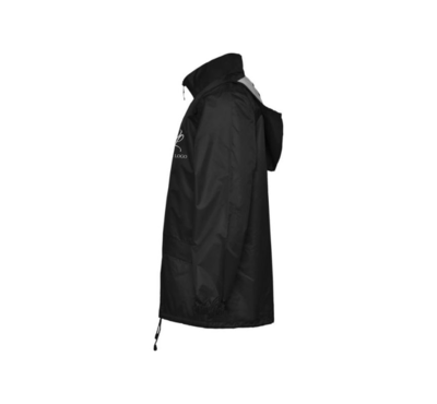 veste de pluie noir unisexe