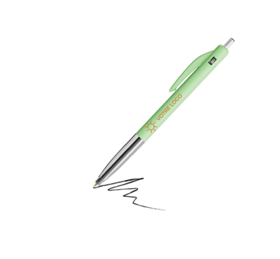stylo bille couleur vert bic personnalisable