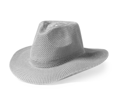 chapeau de plage couleur gris 