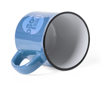 mug personnalisable bleu publicitaire