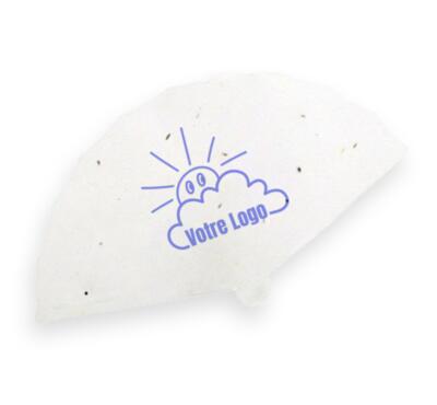 eventail papier graine