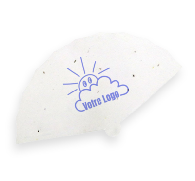 eventail papier graine