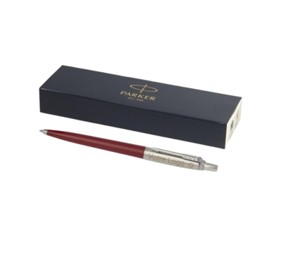 stylo recyclé rouge logoté