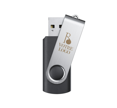 clé usb couleur noir personnalisable 8gb