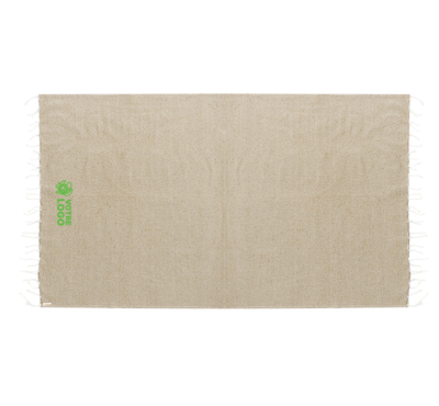 paréo serviette couleur naturel personnalisable 