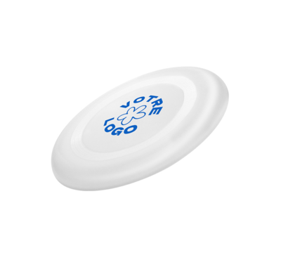 frisbee blanc publicitaire