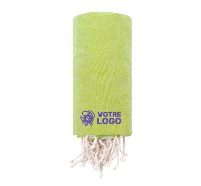 paréo serviette en coton recyclé