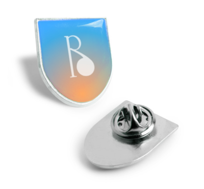 pins blason publicitaire