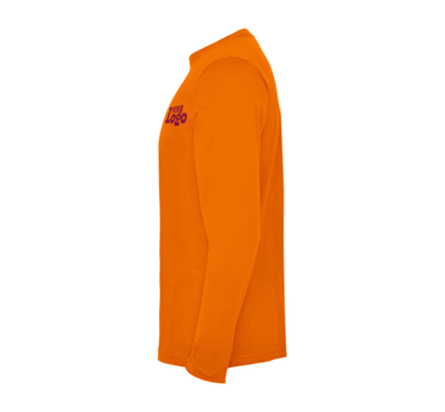 tshirt orange publicitaire pour enfant