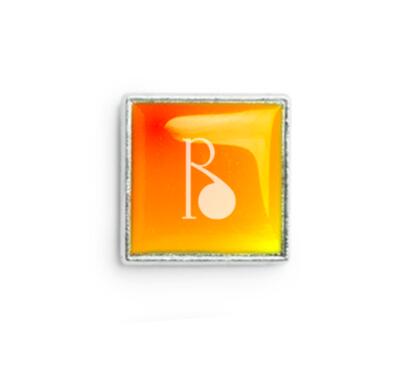 pin's carré personnalisable