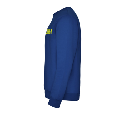 pull ras du cou pour enfant bleu roi 