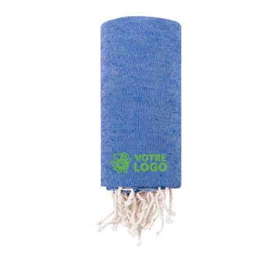 paréo serviette couleur bleu