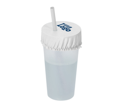 couvre gobelet coloré couleur blanc