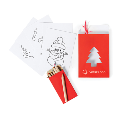 set de coloriage édition noel