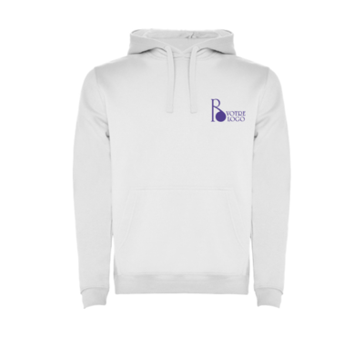 sweat à capuche blanc 