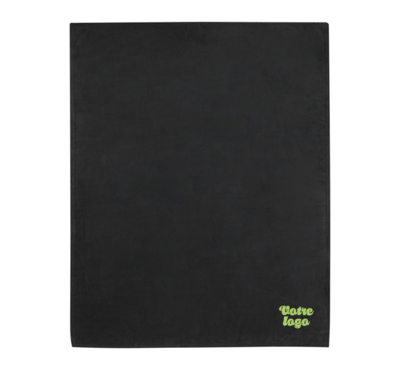 plaid en polaire molletonnée