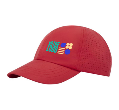 casquette de sport couleur rouge