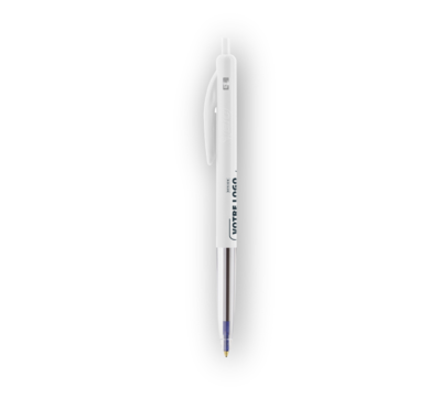 Stylo Bic blanc M10 Clic